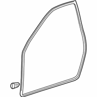 OEM 2013 Lexus IS350 Weatherstrip, Front Door, RH - 67861-53030