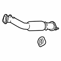 OEM Kia Seltos Front Muffler Assembly - 28610J9250