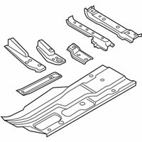 OEM BMW ActiveHybrid 5 Floor Panel Right - 41-11-7-354-832