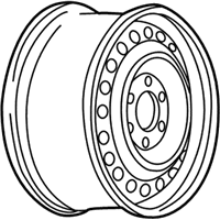 OEM 2002 Chevrolet Trailblazer EXT Spare Wheel - 9593367