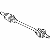 OEM 2013 Ford Police Interceptor Utility Axle Assembly - BB5Z-4K138-B