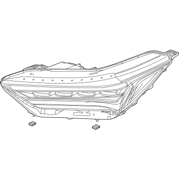 OEM 2022 Acura MDX Headlight Assembly Passenger Side - 33100-TYA-A01