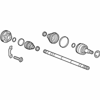 OEM 2018 Cadillac CTS Axle Assembly - 23401014