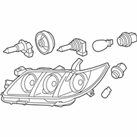 OEM 2007 Toyota Camry Headlamp Assembly - 81110-06B90