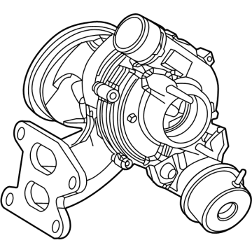 OEM 2022 Lexus NX350 TURBOCHARGER SUB-ASS - 17201-25010