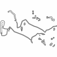 OEM 2006 Infiniti Q45 Power Steering Hose & Tube Set - 49710-AR70A