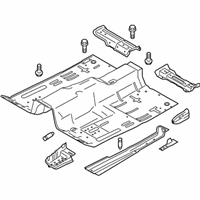 OEM 2018 Ford Mustang Front Floor Pan - FR3Z-6311135-A