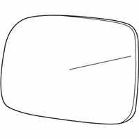 OEM 2005 Chevrolet Colorado Mirror Glass - 88987571