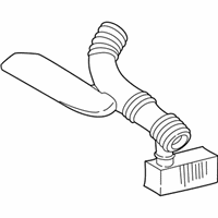 OEM 1994 GMC Sonoma Duct Asm-Air Cleaner Outlet Rear (W/ Intake Air Temperature Se - 25160746