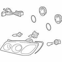 OEM Hyundai Azera Headlamp Assembly, Right - 92102-3L050