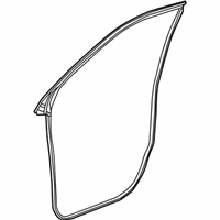 OEM Jeep Grand Cherokee WEATHERSTRIP-Front Door Opening - 55399212AE