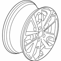 OEM 2014 Ford Transit Connect Wheel, Alloy - DT1Z-1007-F