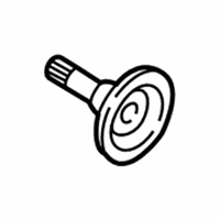 OEM 1988 Nissan D21 FLANGE Assembly Side - 38220-21G00