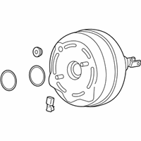 OEM 2016 BMW 330e Power Brake Booster Servo Master Cylinder Hybrid - 34-33-6-858-064