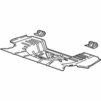 OEM 2000 Saturn LW2 Panel Asm, Rear Floor - 22687890