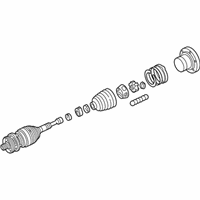 OEM 1997 Ford F-150 Shaft & Joint Assembly - 5L3Z-3B436-A