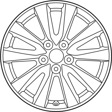 OEM 2022 Toyota Corolla Cross Wheel, Alloy - 42611-0A220