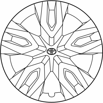 OEM Toyota Corolla Cross Wheel Cover - 42602-0A040