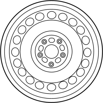 OEM Toyota Corolla Cross Wheel, Steel - 42611-0A210