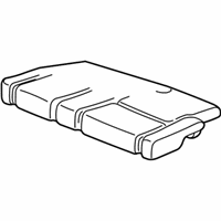 OEM 2003 Honda Pilot Pad, L. RR. Seat Cushion - 82532-S9V-A01