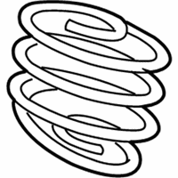 OEM 2008 Buick Lucerne Rear Spring - 25910859