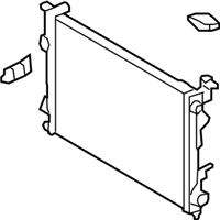OEM 2013 Hyundai Sonata Radiator Assembly - 25310-3Q000