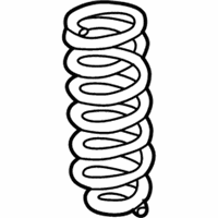 OEM 2003 Toyota Corolla Coil Spring - 48231-AB020