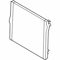 OEM BMW X6 Radiator Center Rear - 17-11-7-589-467