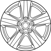 OEM 2015 Nissan Quest Aluminum Wheel - D0C00-3GP0A