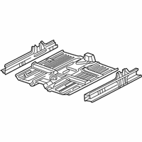 OEM Honda CR-V Floor, FR. - 65100-S10-A00ZZ