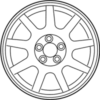 OEM 2012 Hyundai Genesis Wheel Cap Assembly - 52910-3M800