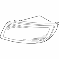 OEM 2000 Lexus ES300 Lamp Unit, Fog Lamp, RH - 81211-33130