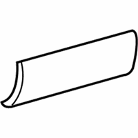 OEM 1994 Ford E-350 Econoline Club Wagon Deflector - 3C2Z-5B297-AA