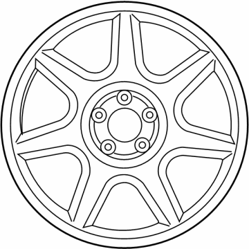 OEM Hyundai Equus Aluminium Wheel Assembly - 52910-3N900