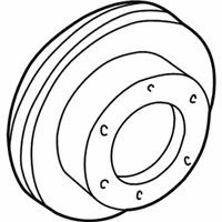 OEM 2000 GMC C3500 Front Brake Rotor - 12549136