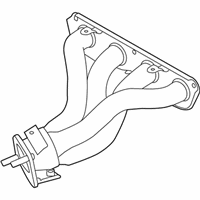 OEM 2014 Kia Forte Exhaust Manifold Catalytic Assembly - 285102E410