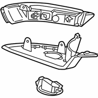 OEM 2017 Cadillac ATS Turn Signal Lamp - 23453750