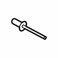 OEM Floor Rivet - -W702554-S900C