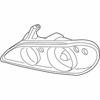 OEM Infiniti I30 Headlamp Housing Assembly, Right - 26025-3Y305