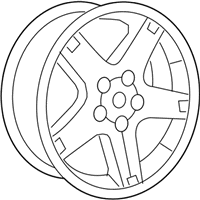 OEM 2006 Dodge Durango Aluminum Wheel - 1AU44CDMAB