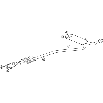 OEM 2022 Chevrolet Trax Muffler - 42725661