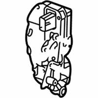 OEM Saturn Ion Front Side Door Lock Assembly - 15253151