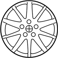 OEM BMW 335i Light Alloy Rim - 36-11-6-783-632