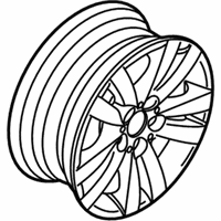 OEM 2006 BMW 330xi Light Alloy Rim - 36-11-6-775-599