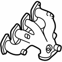 OEM 1996 Nissan Altima Exhaust Manifold - 14004-F4402