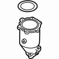 OEM 1999 Nissan Altima Three Way Catalytic Converter - B0800-5E500