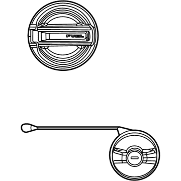 OEM Jeep Fuel Cap-Fuel Tank Locking - 68357476AB