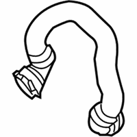 OEM 2010 BMW 135i Radiator Lower-Thermostat Hose - 17-12-7-564-480