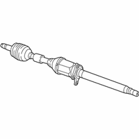 OEM 2015 Chrysler 200 Axle Half Shaft - 52123810AB