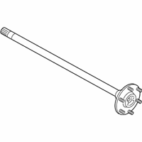 OEM 2010 Nissan Titan Shaft-Rear Axle, LH - 38165-ZH00A